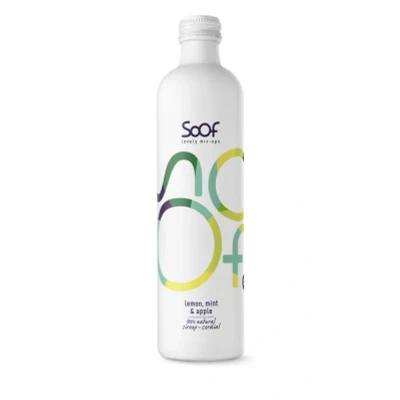 Afbeelding van Soof Siroop Citroen, Munt &amp; Appel 340ML