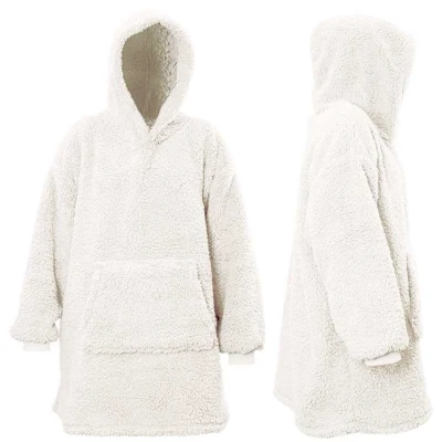 Afbeelding van Unique Living Hoodie Teddy 70x50cm Dove White