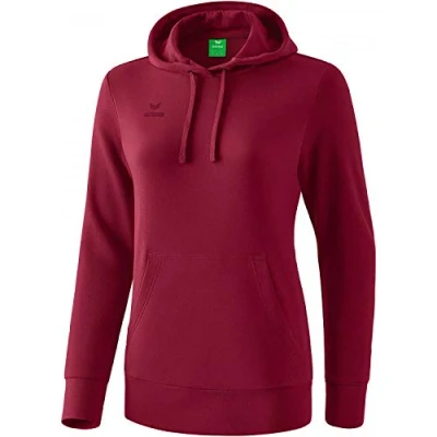 Afbeelding van Sweatshirt met capuchon dames bordeaux / 46