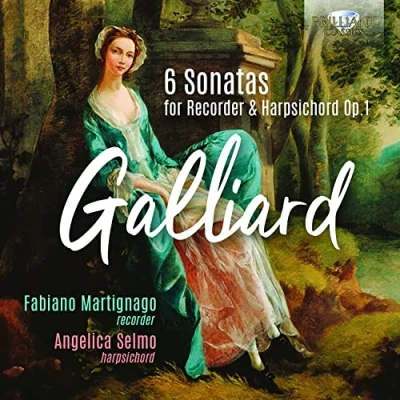 Afbeelding van Fabiano Martignago Galliard: 6 Sonatas For Recorder &amp; Harpsichord Op.1 (CD)