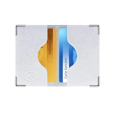 Afbeelding van Color Pop Kaarthouder (2) RFID bescherming, gemaakt in Frankrijk, pvc, pallet lak, bankbescherming, creditcardbeveiliging, 9,7 x 6,5 cm, Witte klassiek