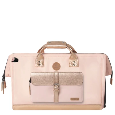Afbeelding van CABAÏA Reistas Adventurer Queretaro 36L Compatibel met Cabine Bagage 45x30x29 Waterafstotend &amp; Veganistisch Gecertificeerd 2 Zakken Schoenenvak, Weekendtas, Sporttas Roze, Eén maat