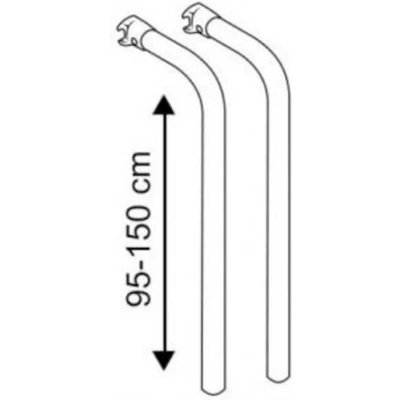 Afbeelding van Thule Lift V16 Fietsendrager Verlengstuk Zilver Onderdelen &amp; Accessoires
