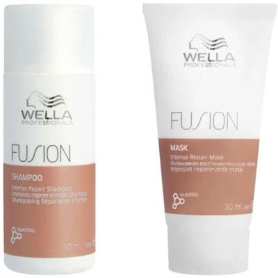 Afbeelding van Wella Fusion Intense Repair Travel Kit bundel/set/pakket