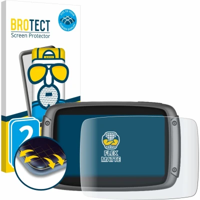 Afbeelding van BROTECT Screenprotector voor TomTom Rider 500 / 550 Folie Beschermfolie matte volledig dekking (2 Stuks)