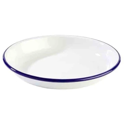 Afbeelding van Assheuer + Pott APS plaat, diep ENAMELWARE , H:, Bord, Wit