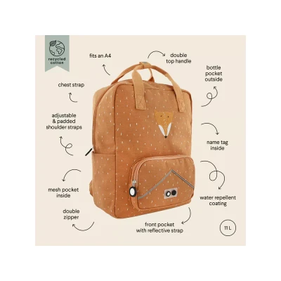 Afbeelding van Trixie kinderrugzak mr. fox 34 cm
