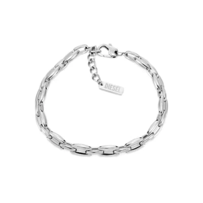 Afbeelding van Diesel DX1583040 Heren Armband 21cm Zilverkleurig