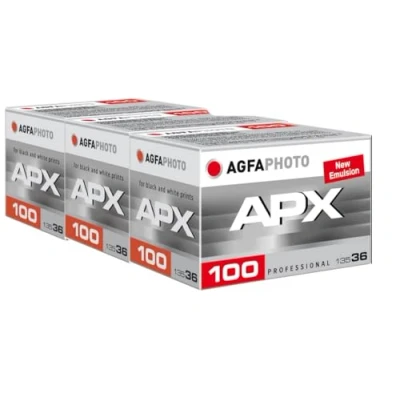 Afbeelding van AgfaPhoto APX 100 36 Fotofolie, zwart/wit, 3 stuks