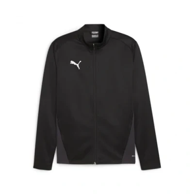 Afbeelding van Puma Teamgoal Training Jacket Trainingsvest, Heren, Maat: Large, Black/white/flat dark gray