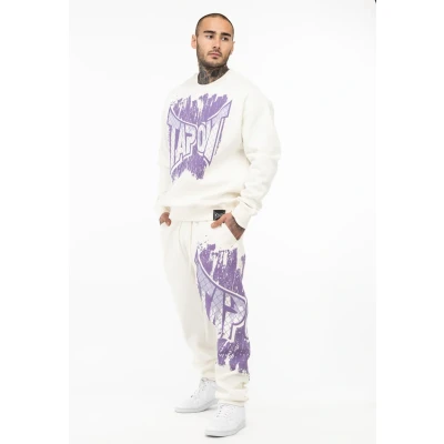 Afbeelding van Tapout Normale Passform CF Trainingsbroek, Heren, Maat: XL, White lilac