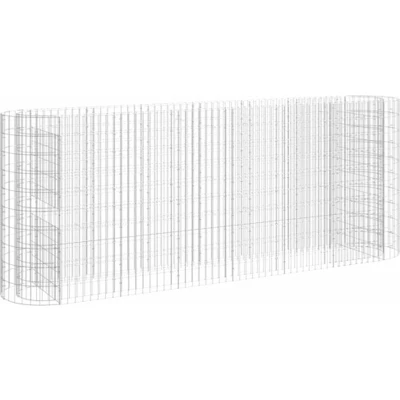 Afbeelding van VidaXL Gabion plantenbak verhoogd 260x50x100 cm gegalvaniseerd ijzer