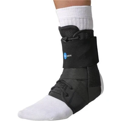 Afbeelding van Bluepoint Enkelbrace Ultra/ Veterbrace Zwart Maat S