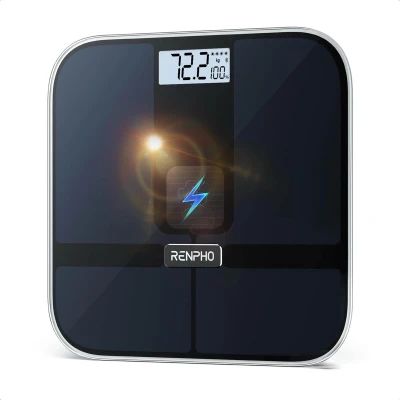 Afbeelding van Renpho Aangesloten Weegschaal Elis Solar 2 A020 Zwart