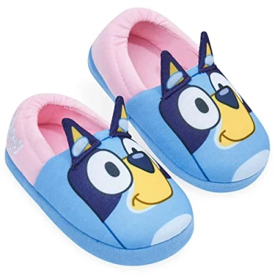 Afbeelding van Bluey Kinderpantoffels, winterpantoffels voor meisjes, pluche pantoffels, warm, 23 32, Roze Blauw