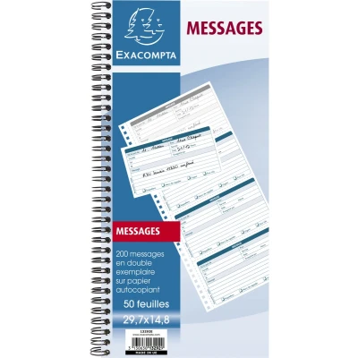 Afbeelding van Exacompta 13292E 5x BLOCS MESSAGES SPIR.