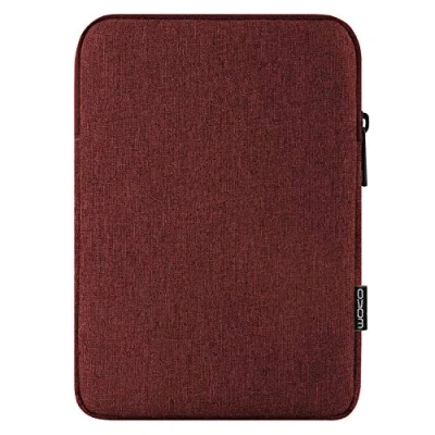 Afbeelding van MoKo Beschermhoes compatibel met iPad Pro 11 M2 2022 2018, 10e 10.9 2022, Air 5 10,9 inch 2022/Air 4/Air 3 10.5, nieuwe 9th Gen 10.2 2021/iPad 8 10.2, Galaxy Tab 10.1 / S8 inch, wijnrood