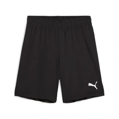 Afbeelding van Puma teamGOAL Shorts Jr Unisex Sportbroek Zwart Wit Maat 164