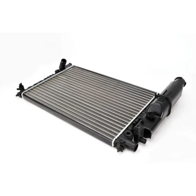 Afbeelding van THERMOTEC D7P037TT Radiateur Aluminium, Kunststof voor voertuigen zonder airco 530 377 23 Handgeschakeld Koelribben mechanisch gelast