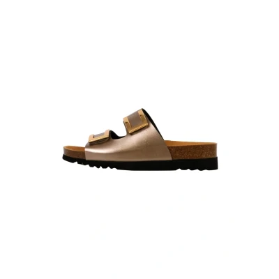 Afbeelding van Scholl Enfiler Monterey Straps Muiltjes, Dames, Maat: 36, Taupe Textiel