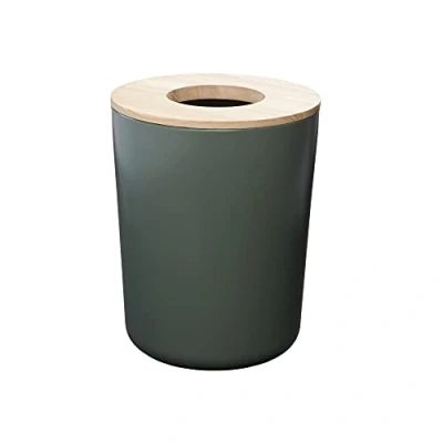 Afbeelding van iDesign Eco Vanity Stalen Afvalbak Moss Edelstaal Groen