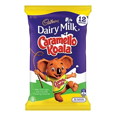 Image de Cadbury Lait laitier Caramello Koala Lot de 12 paquets 180 g