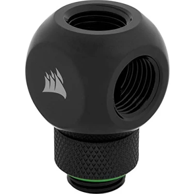Image de CORSAIR Hydro X Series XF Rotary Y Splitter Raccord pour système de refroidissement par liquide noir