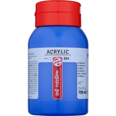 Afbeelding van Talens Art Creation Acrylverf Flacon Van 750 Ml, Ultramarijn