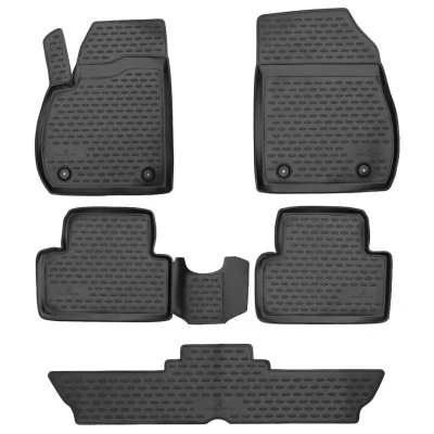 Afbeelding van WALSER XTR 75043 Vloermatset voor en achter, Midden OPEL: Zafira C Tourer