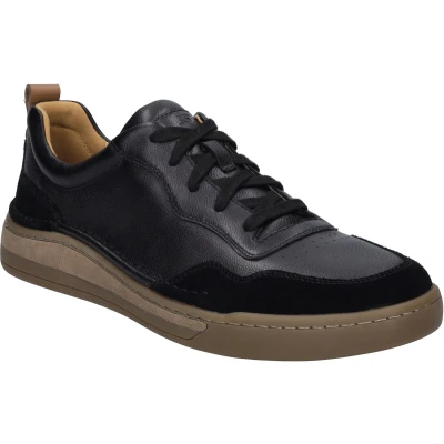 Afbeelding van Josef Seibel Cleve Sneakers laag, Heren, Maat: 48, Schwarz Leer