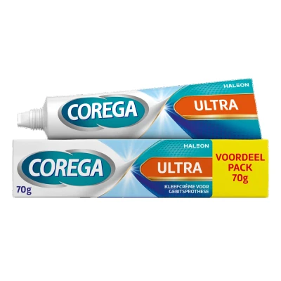 Afbeelding van Corega Kleefcrème Ultra Kunstgebitverzorging 70 gr
