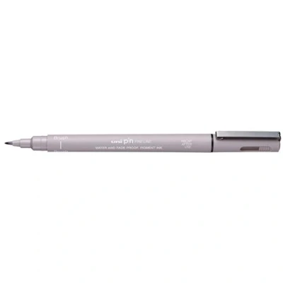 Image de Feutre technique Uni Pin Pointe brush 0,02 mm Gris Clair