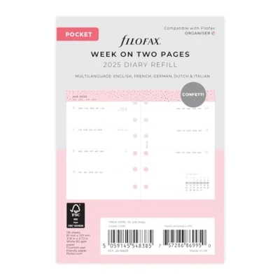 Afbeelding van Zakconfetti week op twee pagina&#039;s 2025