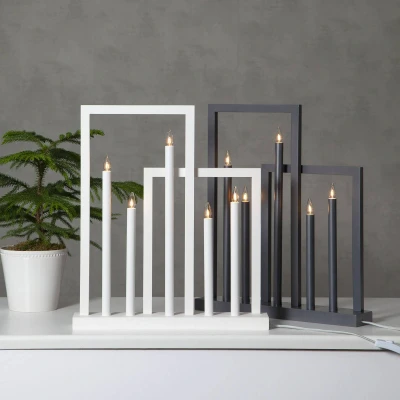 Afbeelding van Star Trading kandelaar &#039;Frame&#039;, 5 lichts, wit