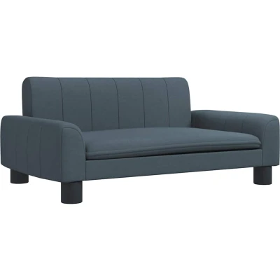 Afbeelding van vidaXL Hondenmand 70x45x30 cm stof donkergrijs