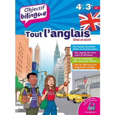 Image de Objectif bilingue Tout l&#039;anglais 4e et 3e