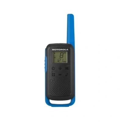 Image de Motorola Talkabout T62 Portable radio 2 bandes PMR 446 MHz 16 canaux noir, bleu (pack de 2)