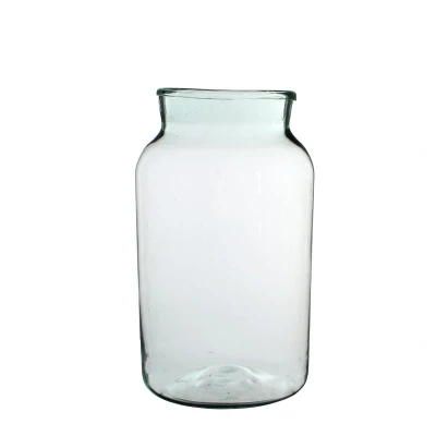 Afbeelding van Mica Decorations vaas vienne glas maat in cm: 44x25 transparant