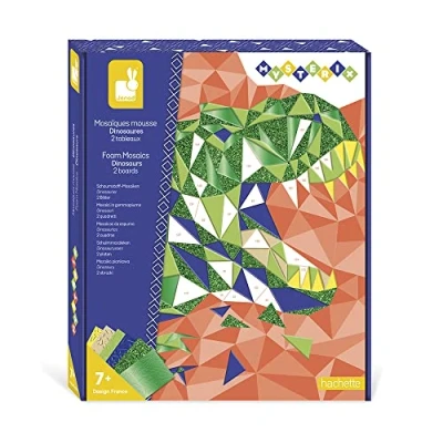 Afbeelding van Janod Mysterix Mozaiek Foamstickers Dinosaurus Knutselset Versier 2 Verschillende Afbeeldingen Met Gekleurde Stickers Geschikt Vanaf 7 Jaar
