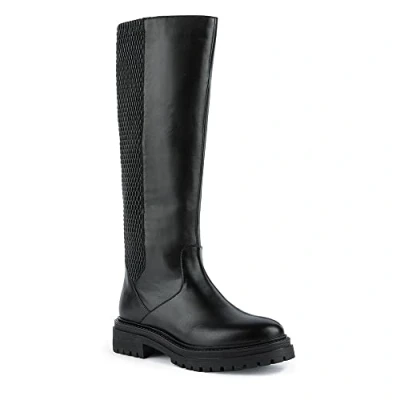 Afbeelding van Geox Iridea Laarzen, Dames, Maat: 41, Black Leer