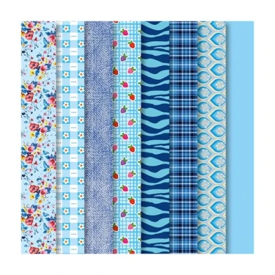 Afbeelding van Making Couture Fabric Set kit Blues Dress YourDoll PN 0164680
