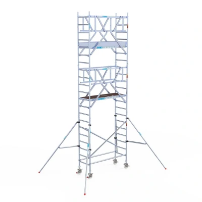 Afbeelding van Rolsteiger 0.75x1.90x7.20m lichtgewicht platformen incl. dubbele voorloopleuningen