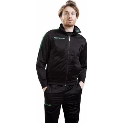 Afbeelding van Trainingspak Givova, Zwart/Groen, maat L