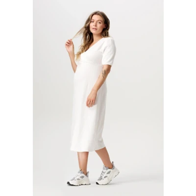 Image de Zwangerschapsjurk met voedingsfunctie Jaelynn Cream XXL
