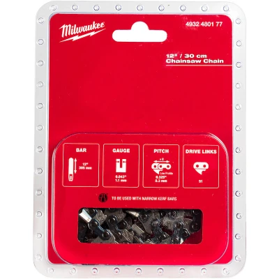 Afbeelding van MILWAUKEE 4932480177 ketting voor kettingzaag met handgreep 325LP X 305 1.1