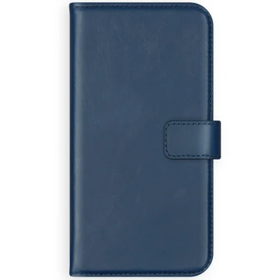 Afbeelding van Selencia Hoesje Geschikt voor Samsung Galaxy A21s Met Pasjeshouder Echt Lederen Bookcase Blauw