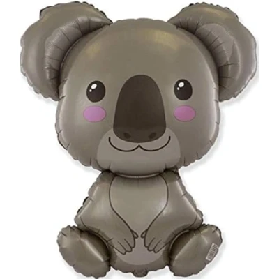 Afbeelding van Ballonheld Opblaasbare koala ballon ca. 85 x 70 cm, geschikt voor helium, lange drijvende duur