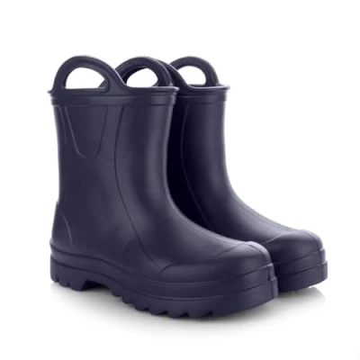 Afbeelding van LEMIGO Bottes de pluie très légères en mousse EVA avec poignée pour garçons et filles 735 Doggy, bleu marine, 28 EU