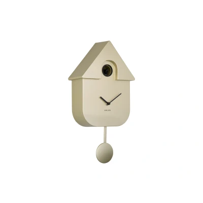 Afbeelding van Karlsson Wandklok Modern Cuckoo Metallic gold