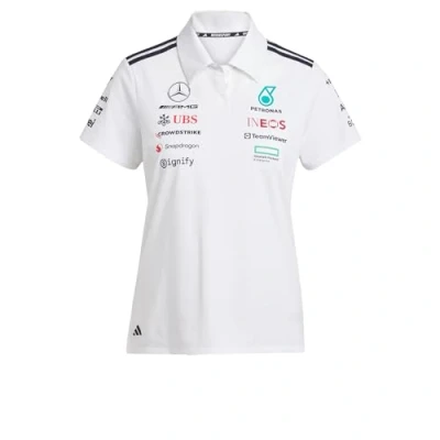 Afbeelding van adidas Performance MERCEDES AMG PETRONAS FORMULA ONE TEAM POLO Dames Wit 2XS